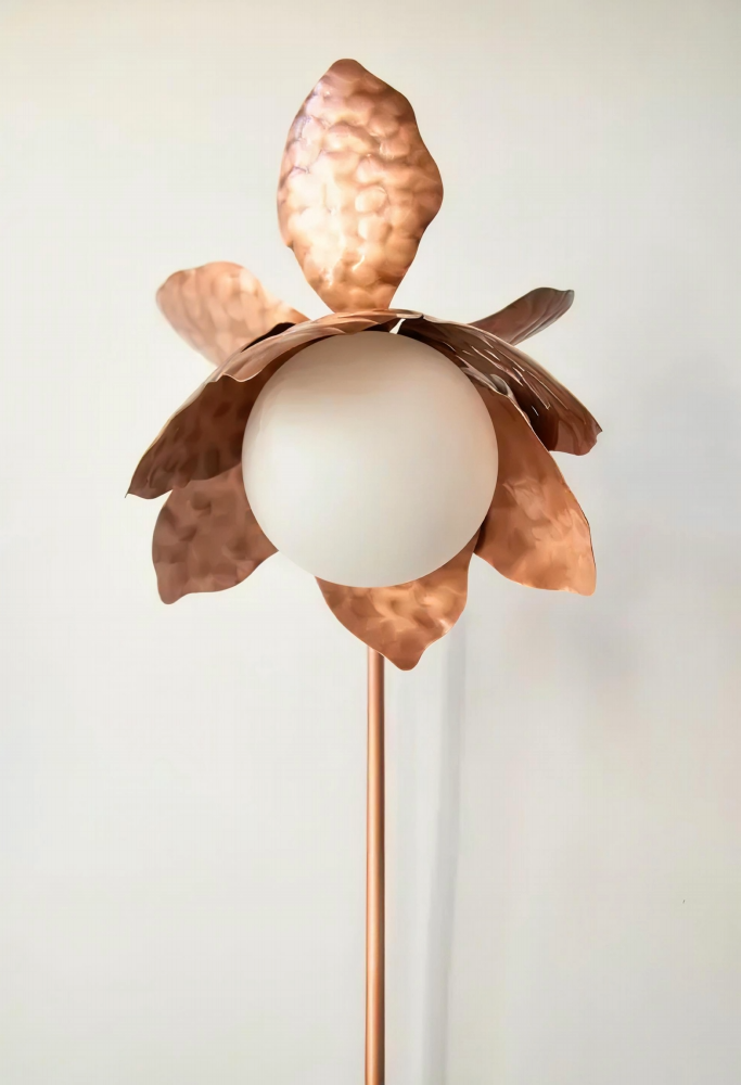 Copper Magnolia Sconce