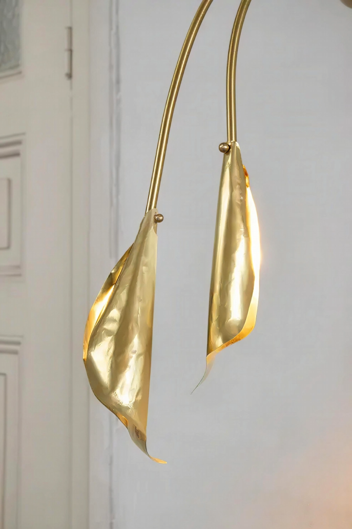 Two Arm Lilly Sconce