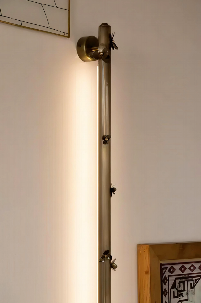 Daffodil Flower Pipe Sconce