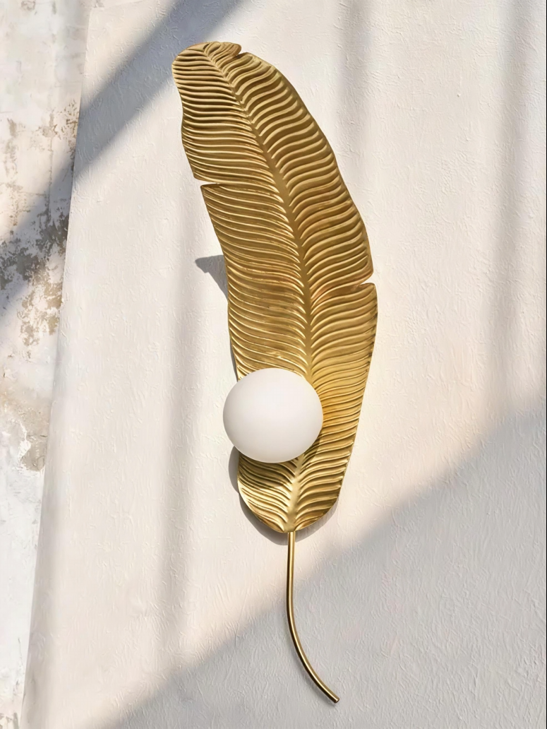 Palm Leaf Sconce
