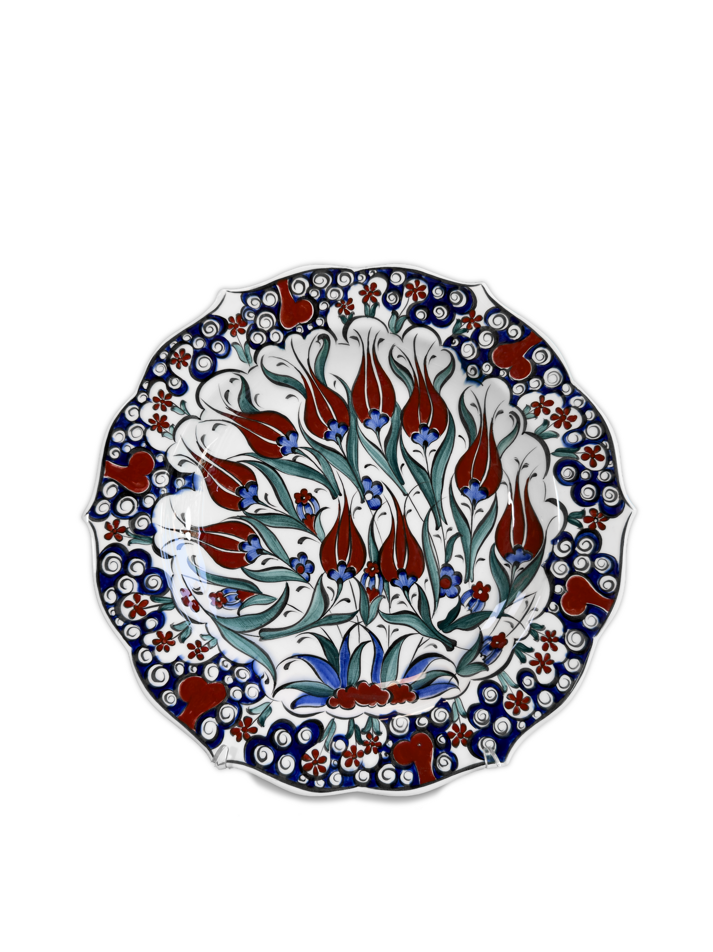 Torrent of Tulips – Traditional Ceramic Plate
