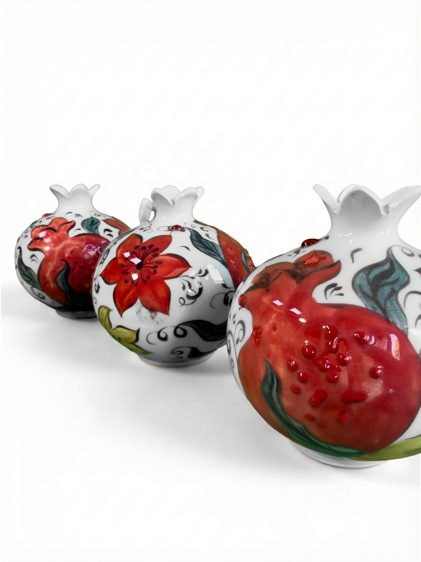 Crimson Spring – Trio Pomegranate Set