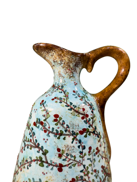 Texture of Spring – Ceramic Pitcher and Vase Set