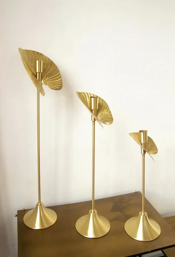 Anthurium Brass Candlestick (30 cm)