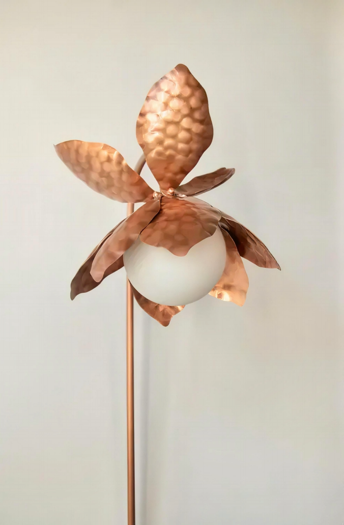 Copper Magnolia Sconce