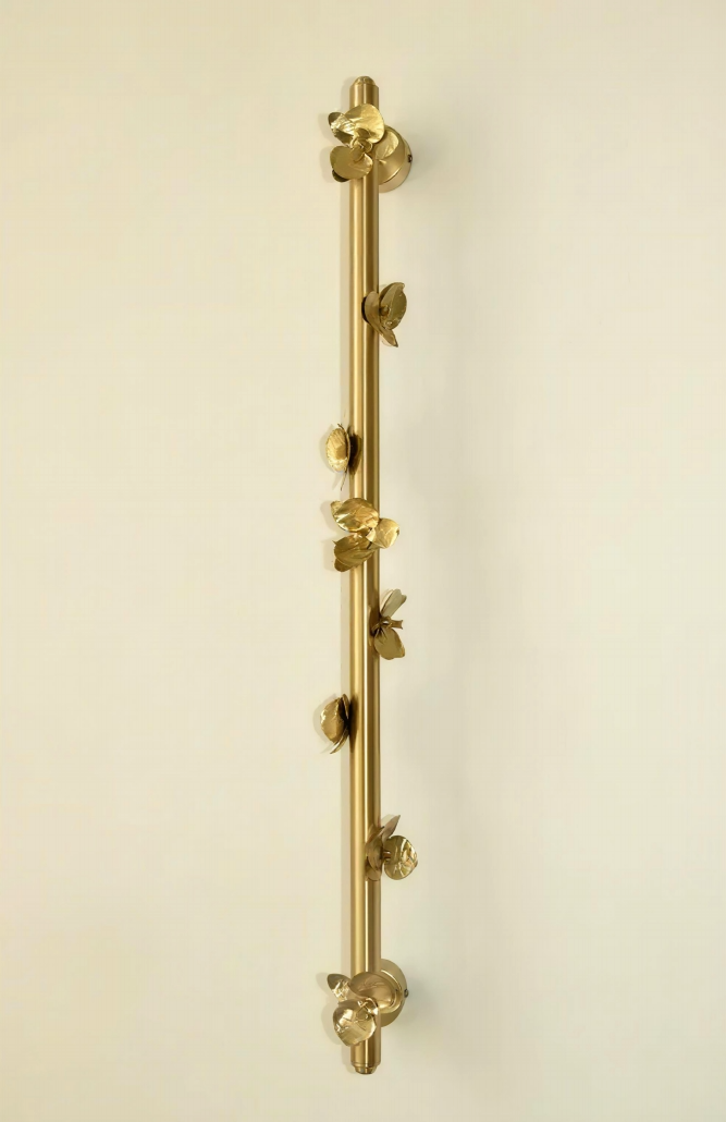 Orchid flower pipe Sconce