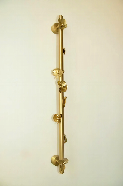 Orchid flower pipe Sconce