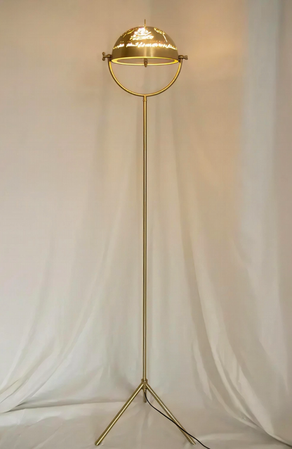 Piri Reis Haritalı Zemin Lambası