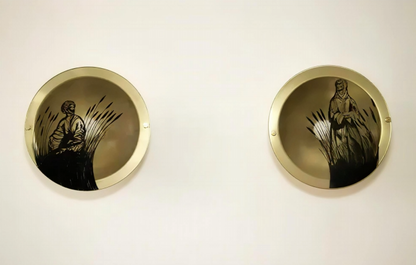 Engraved Glass Sconce