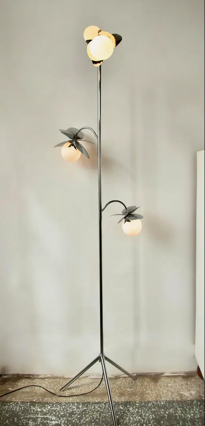 Triple Orchid Floor Lamp