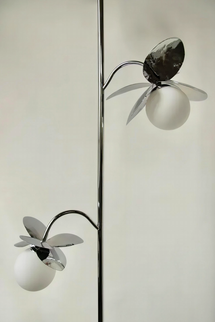 Triple Orchid Floor Lamp