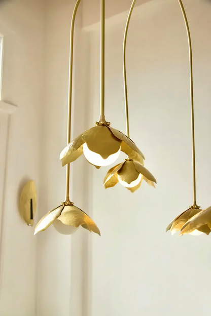 Six Flower Magnolia Pendant Light