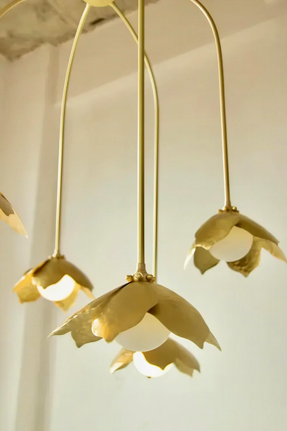 Six Flower Magnolia Pendant Light