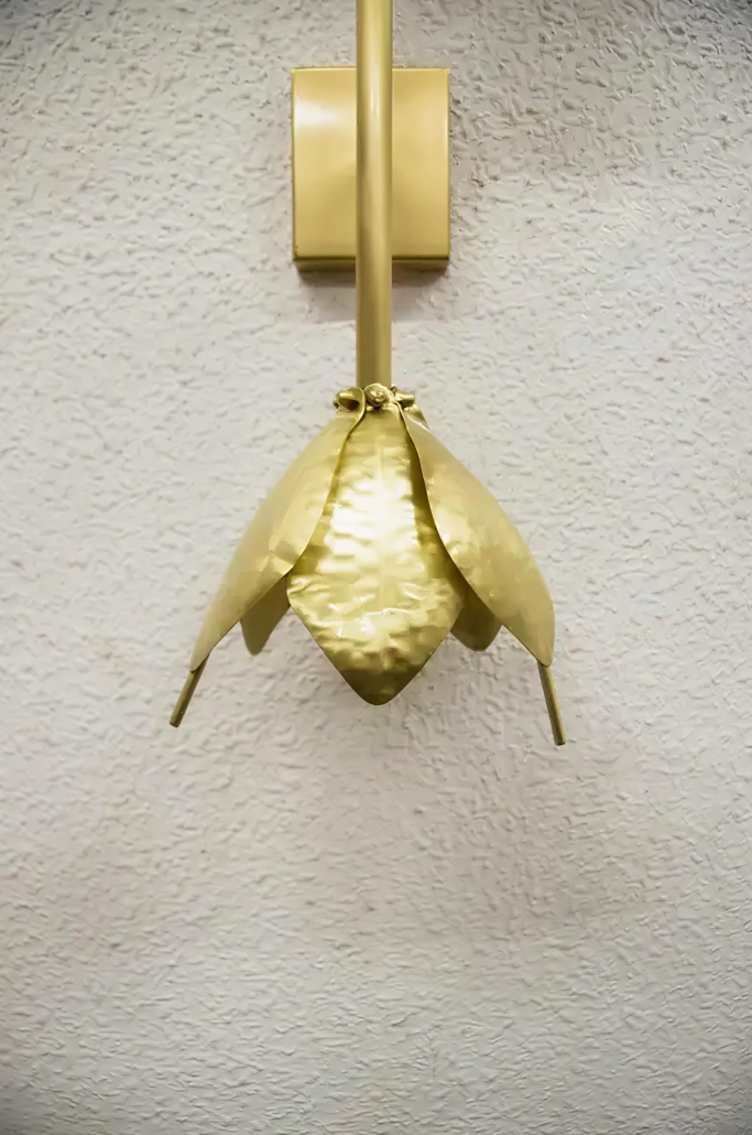 Double Magnolia Sconce