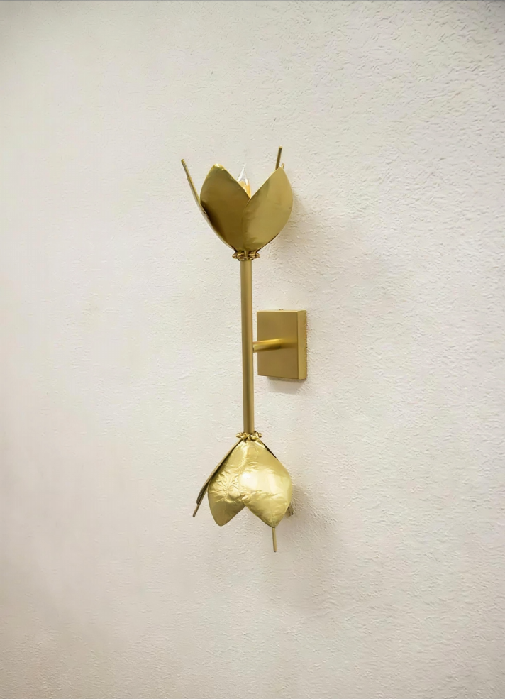 Double Magnolia Sconce