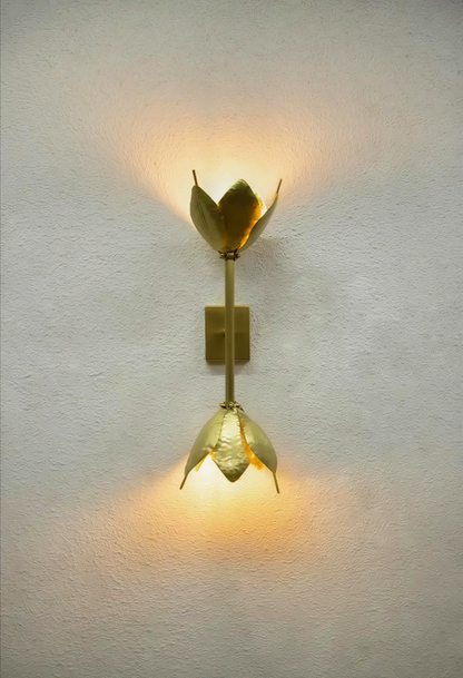 Double Magnolia Sconce