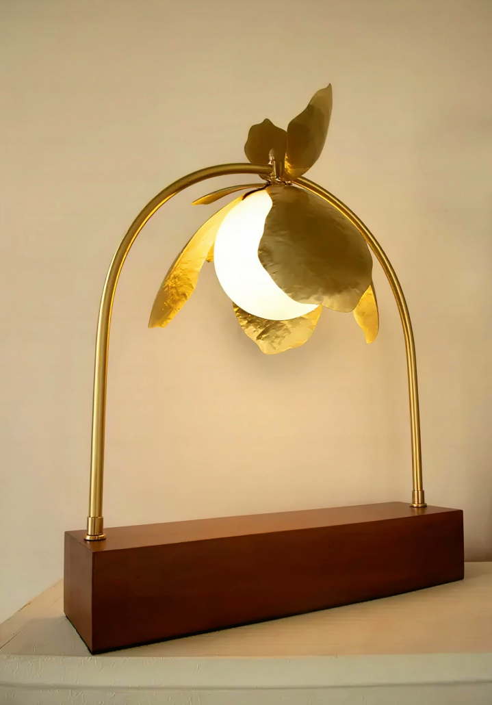 Magnolia Wooden Table Lamp