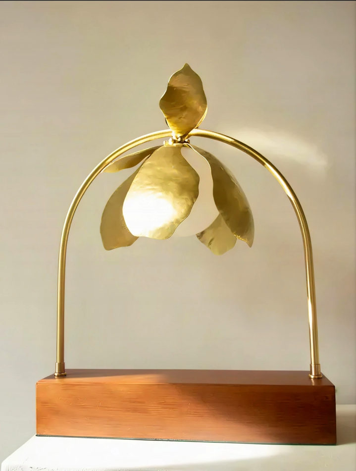 Magnolia Wooden Table Lamp