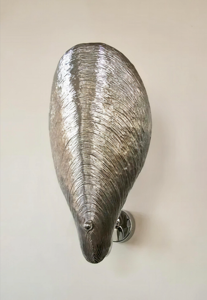 Chrome Shell Shaped Sconce