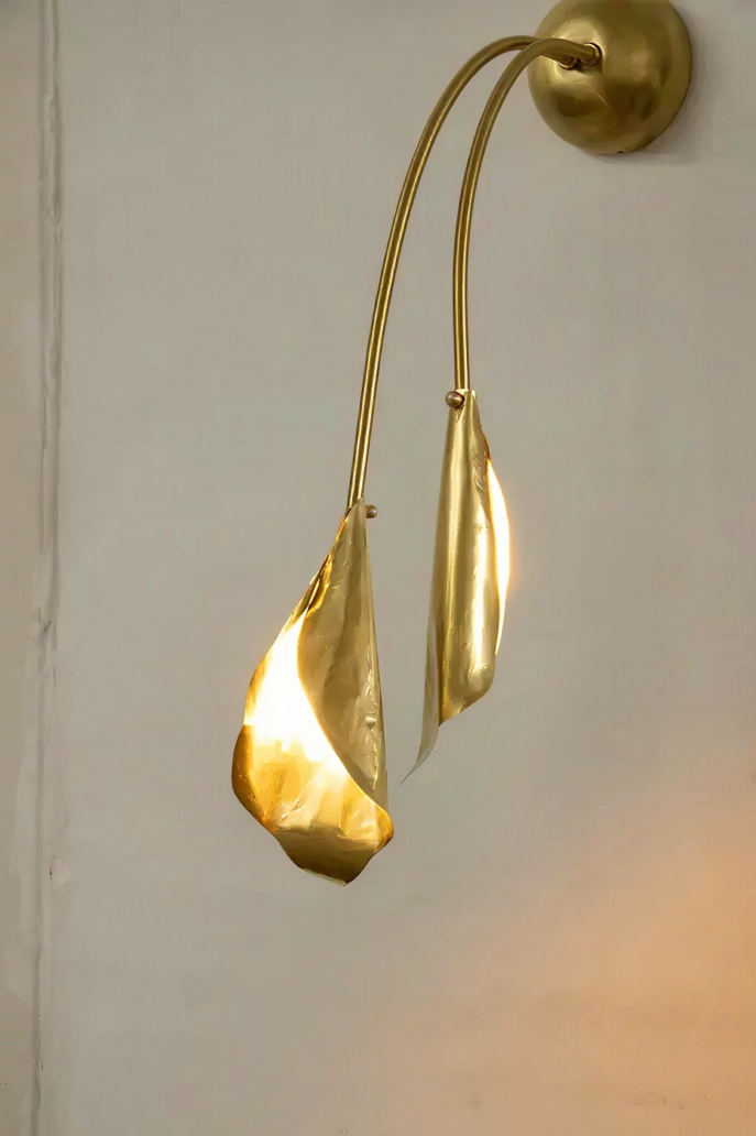 Two Arm Lilly Sconce