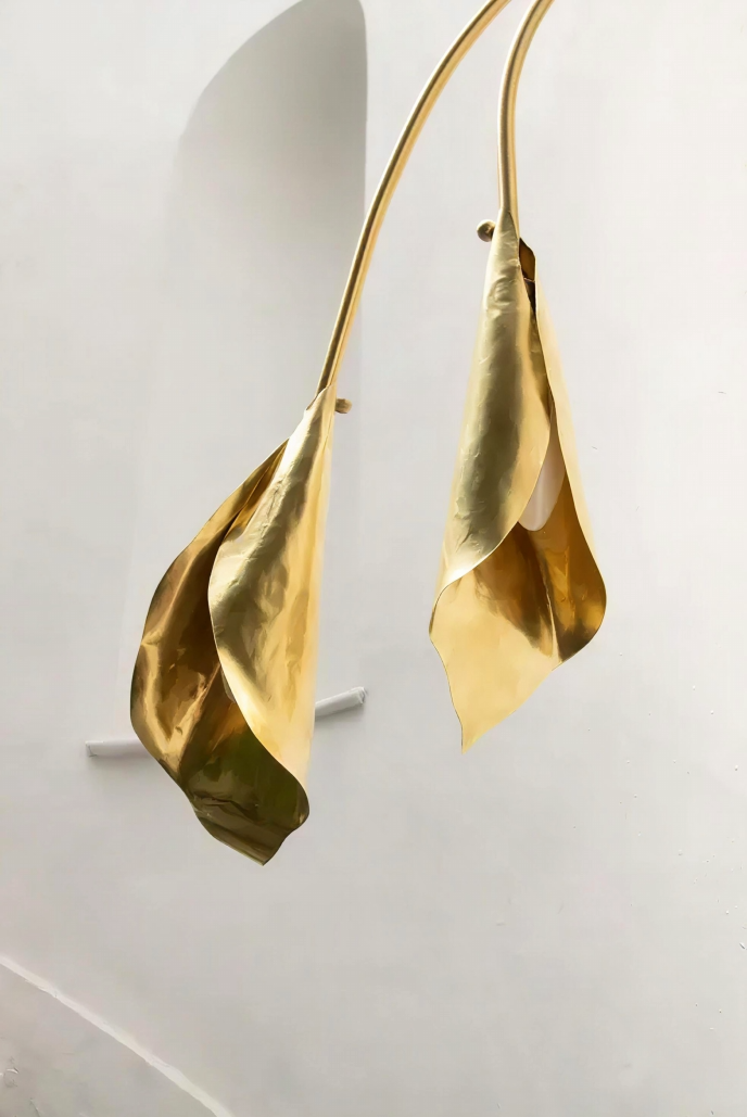 Two Arm Lilly Sconce