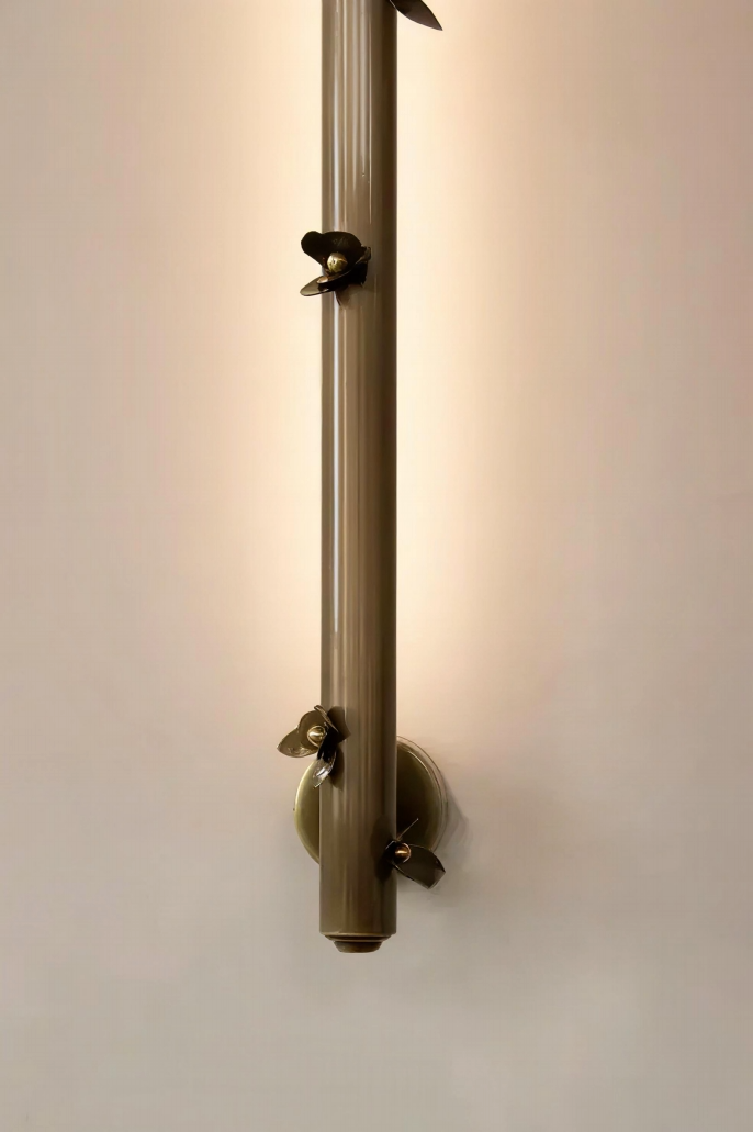 Daffodil Flower Pipe Sconce
