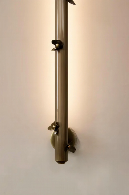 Daffodil Flower Pipe Sconce
