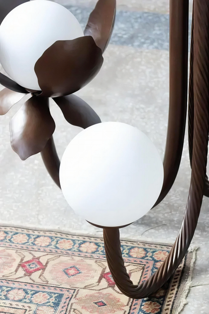 Brown Magnolia Chandelier