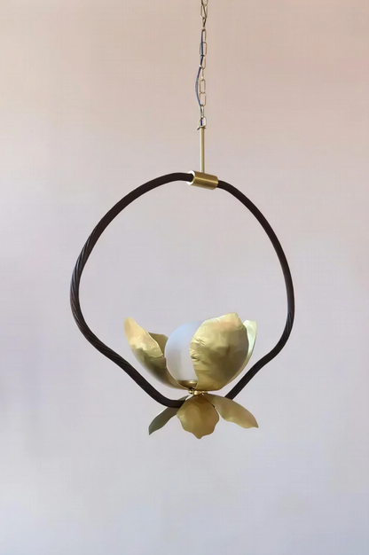 Magnolia Pendant with Ring / Large Size