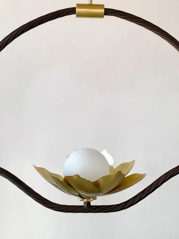 Ring Magnolia Pendant / Small Size