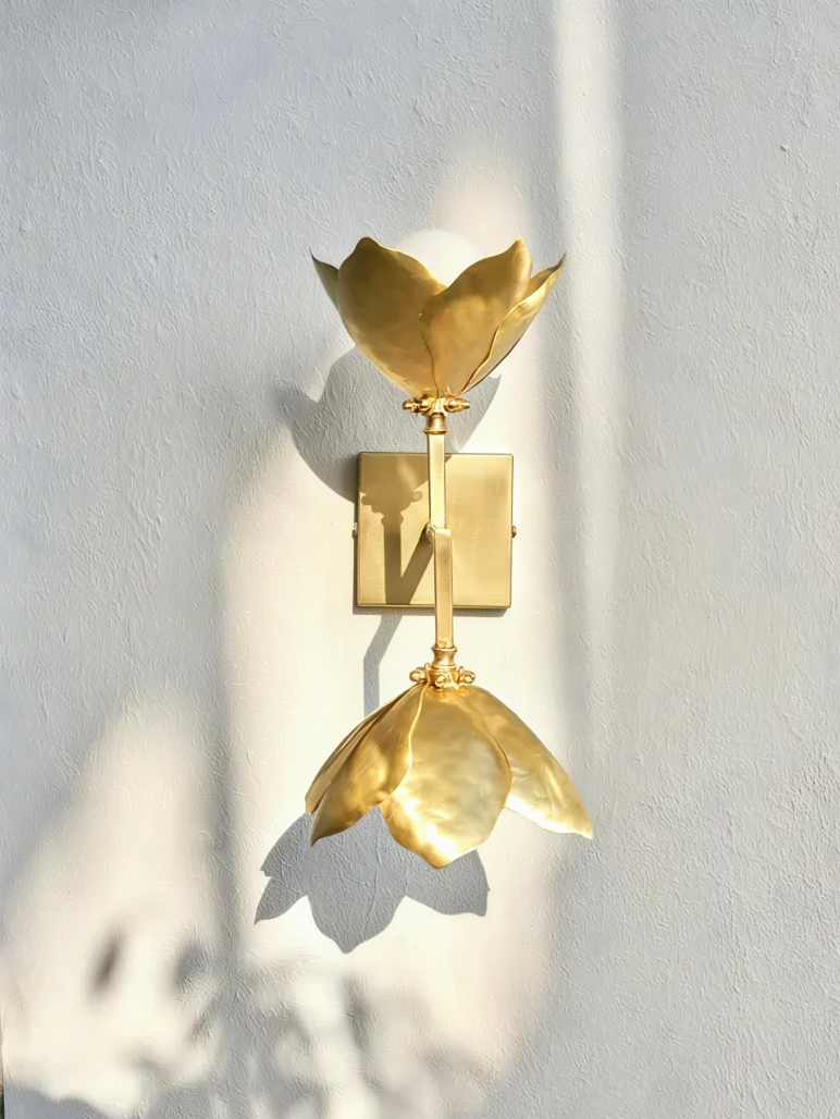 Two Flower Magnolia Sconce