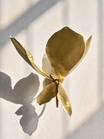 Autumn Magnolia Sconce