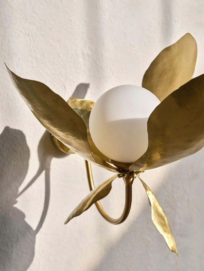 Autumn Magnolia Sconce