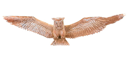 Feathered Owl Wall Decor