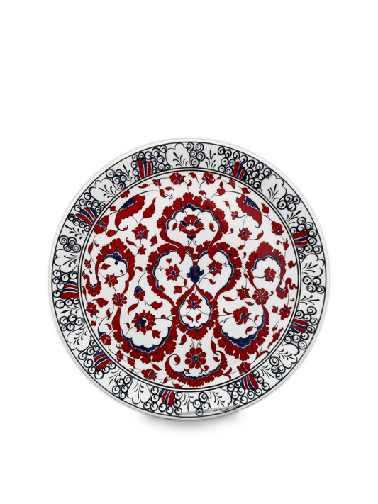 Coral Dream – Traditional Ceramic Plate