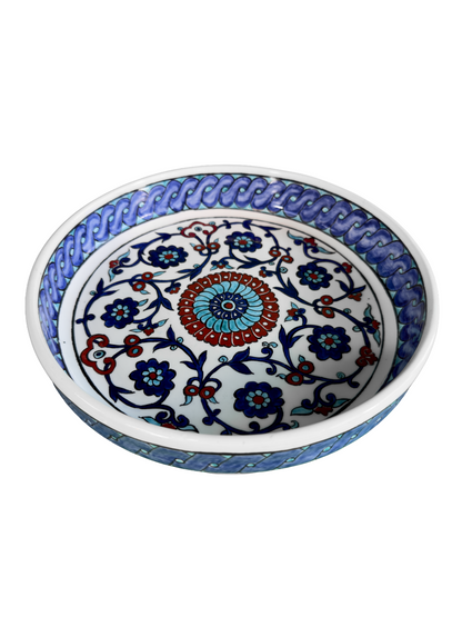 Blue Heritage – Pedestal Ceramic Server