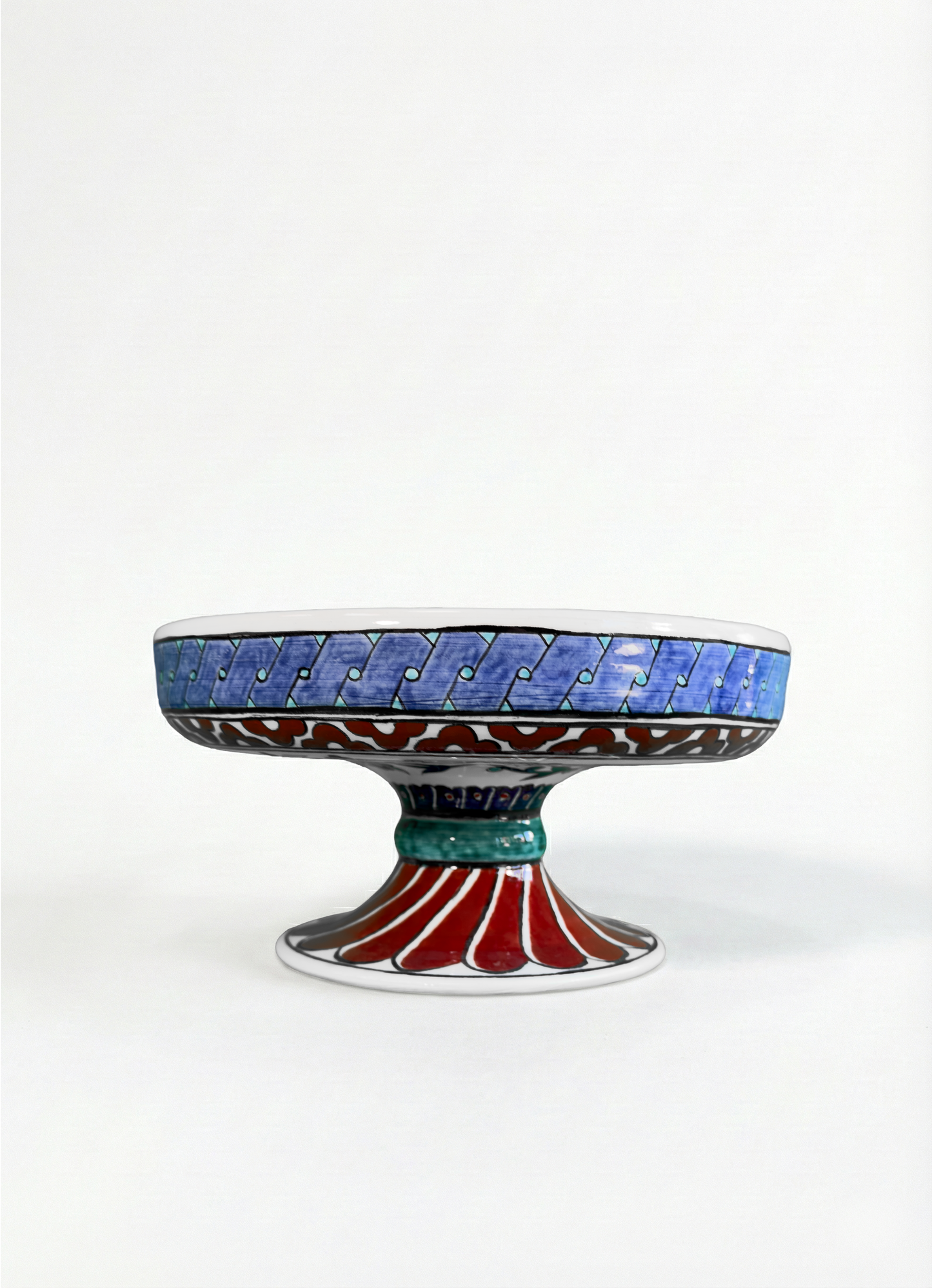 Blue Heritage – Pedestal Ceramic Server