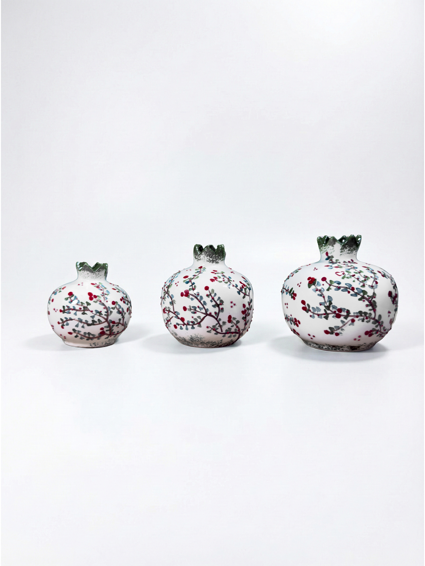 Pearl Abundance – Triple Pomegranate Set