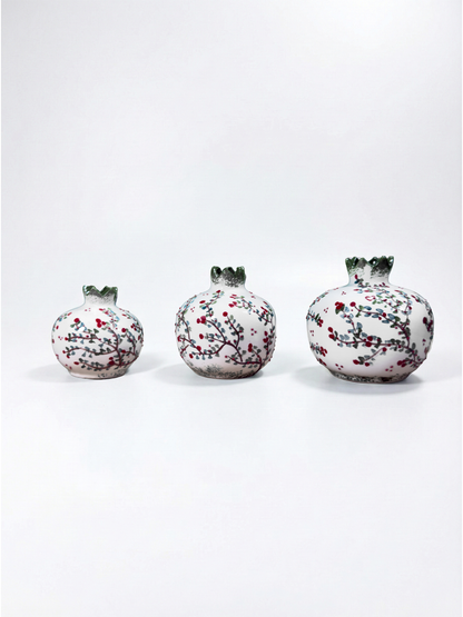 Pearl Abundance – Triple Pomegranate Set