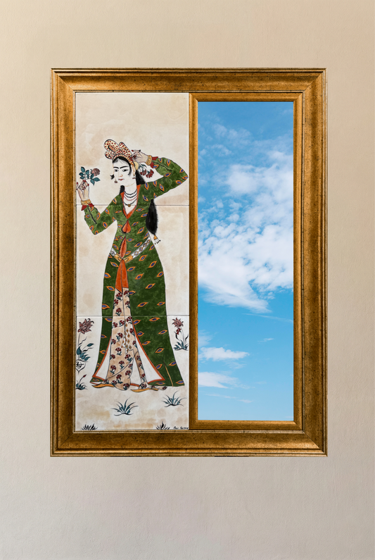 Emerald Elegance Iznik Art