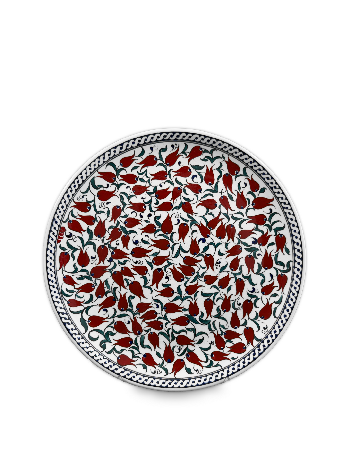 Exuberance of the Tulip Garden – Traditional Ceramic Plate