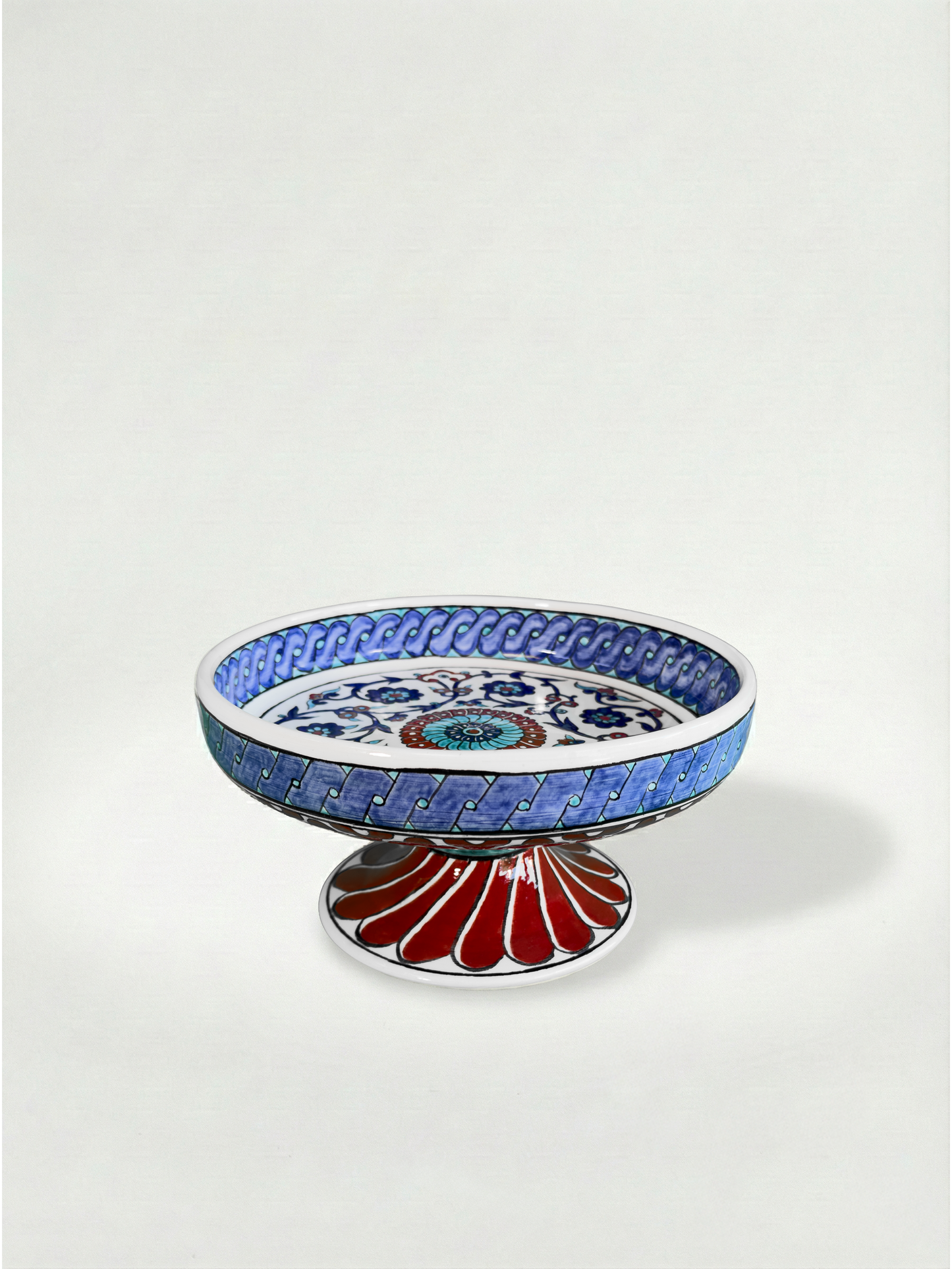 Blue Heritage – Pedestal Ceramic Server