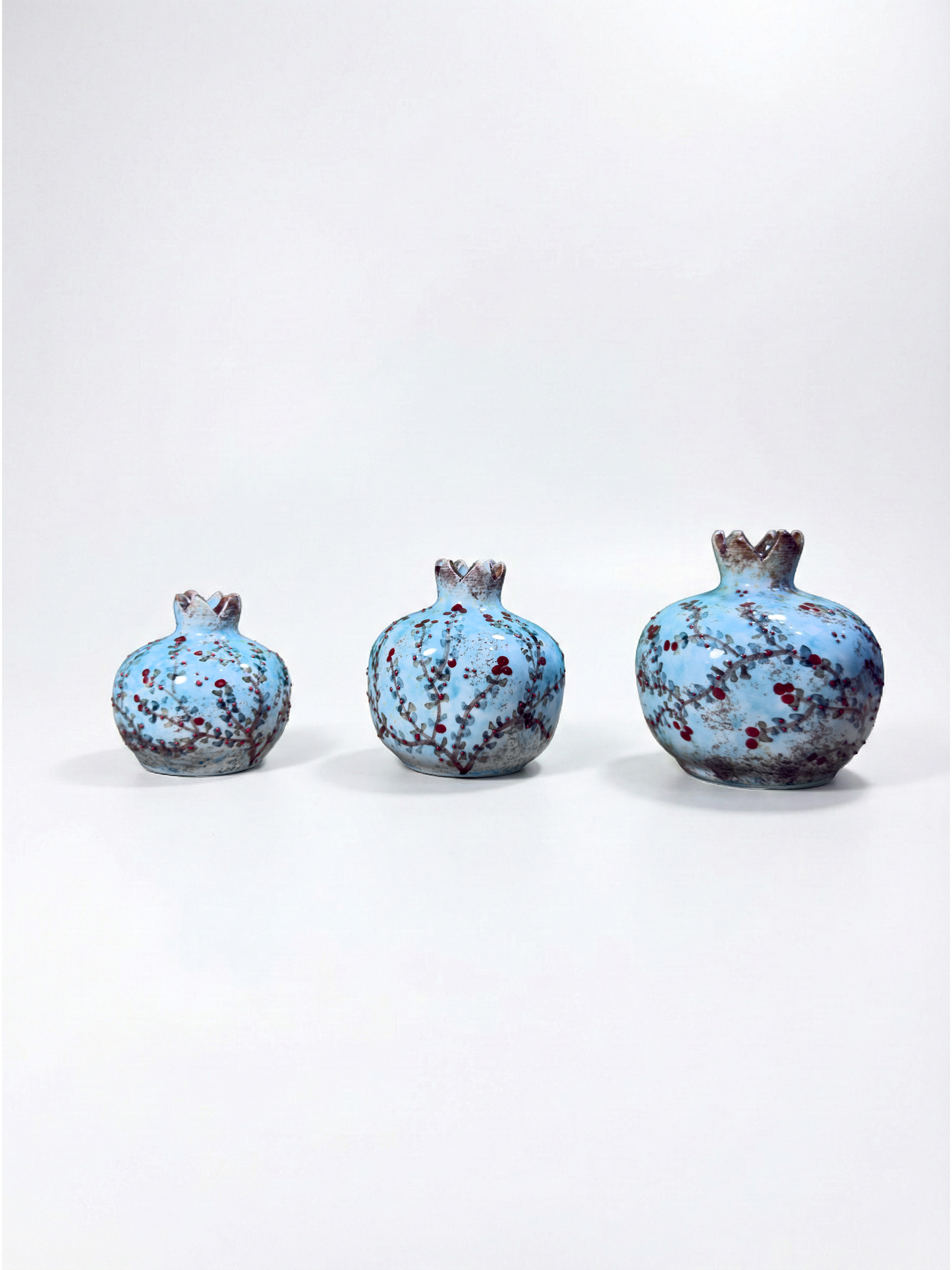 Turquoise Abundance – Triple Pomegranate Set
