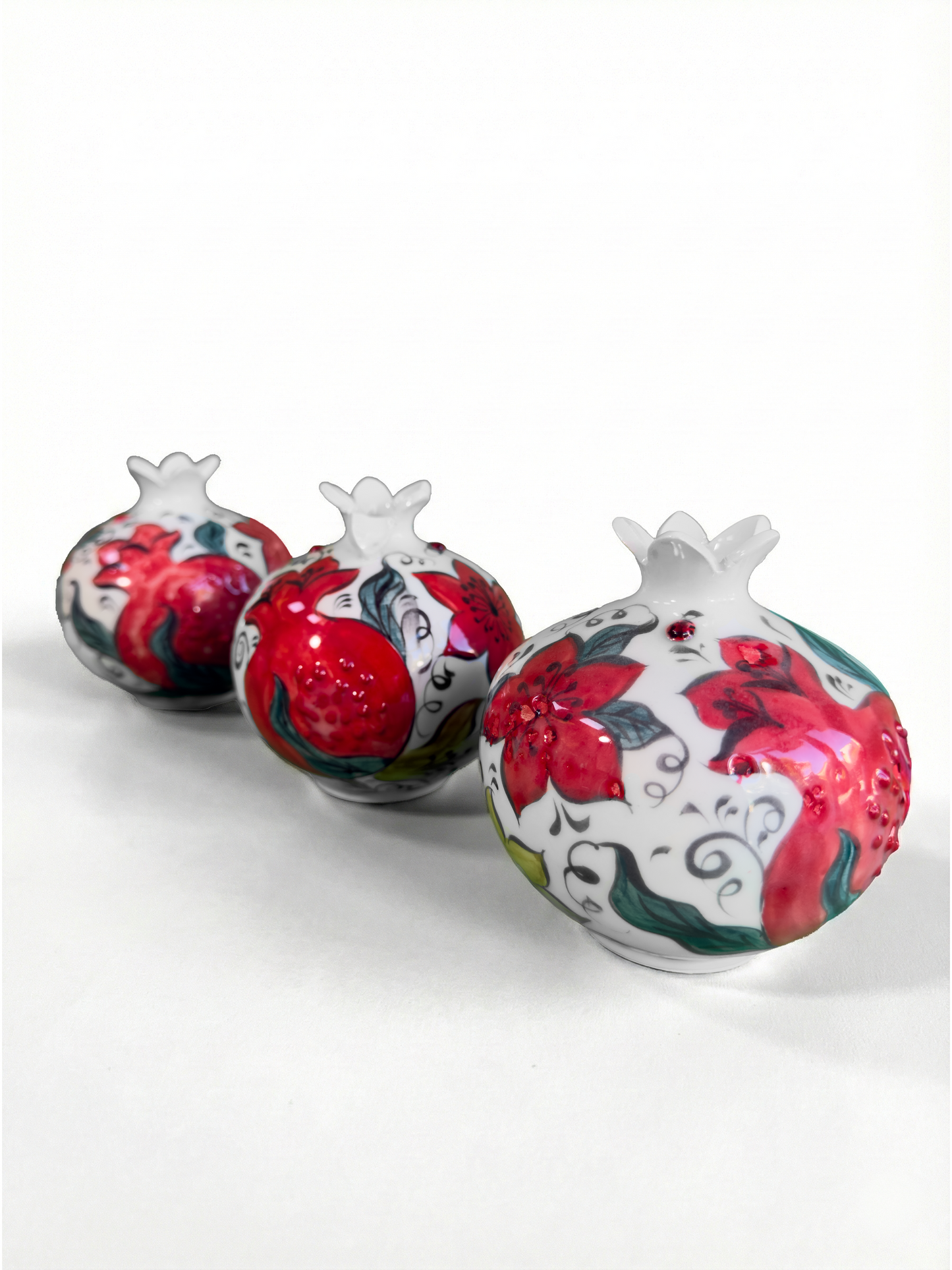 Crimson Spring – Trio Pomegranate Set