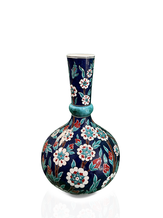 The Night Garden – Slender Neck Iznik Vase