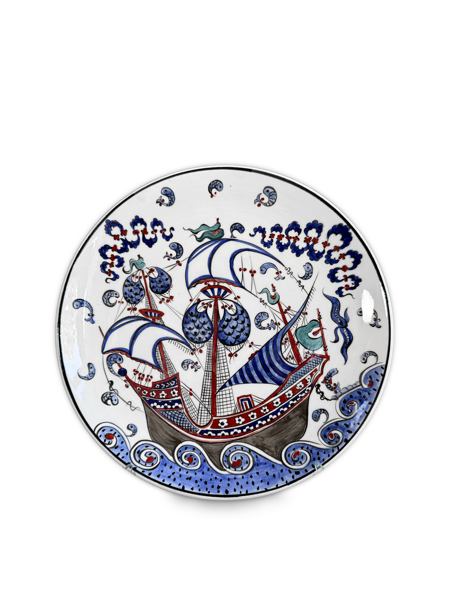 Galleon’s Voyage – Traditional Ceramic Plate