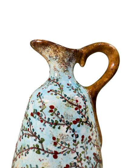 Texture of Spring – Ceramic Pitcher and Vase Set