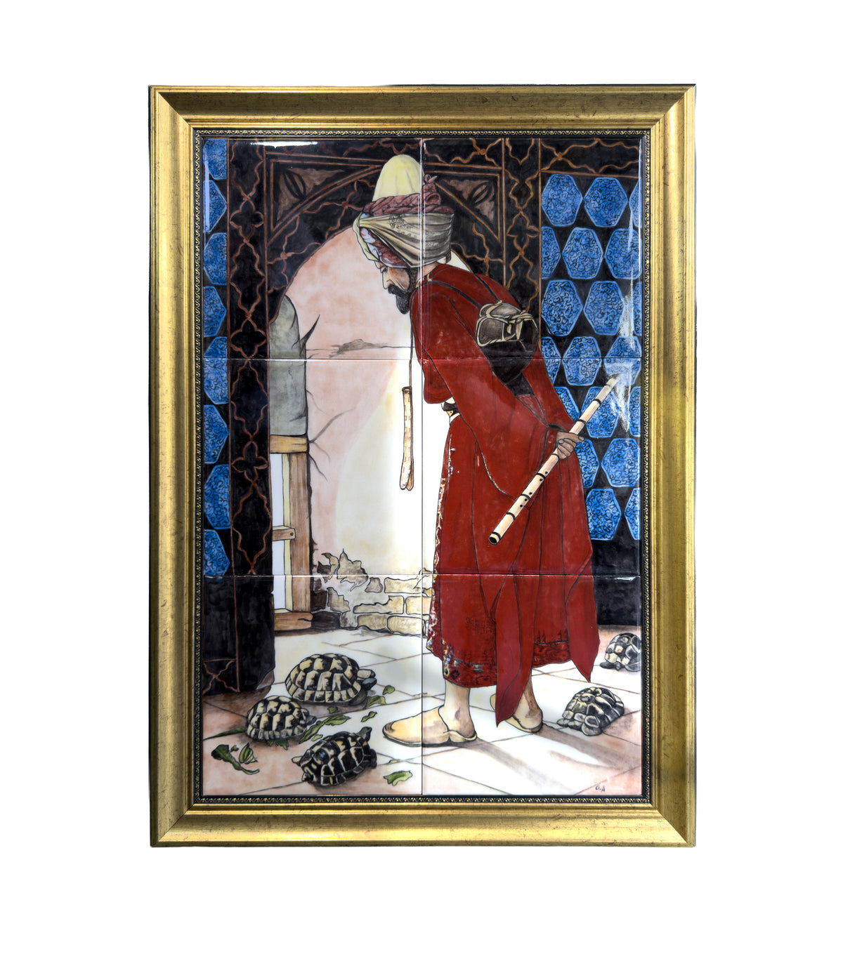 Kaplumbağa Terbiyecisi – İznik Sanatı