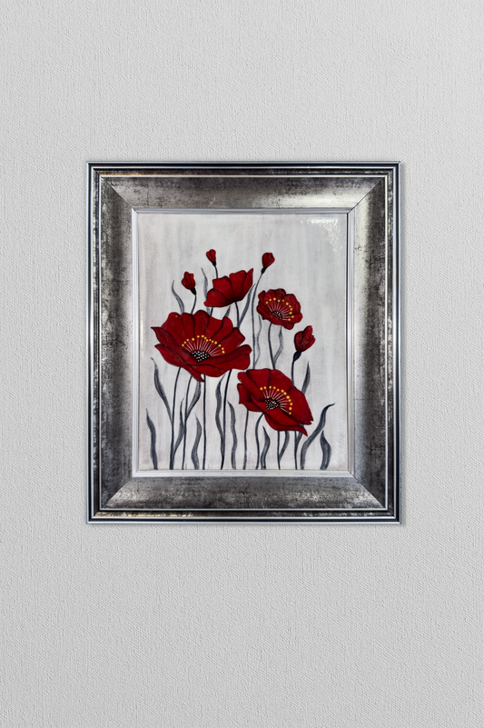 Wind of the Poppy Iznik Art