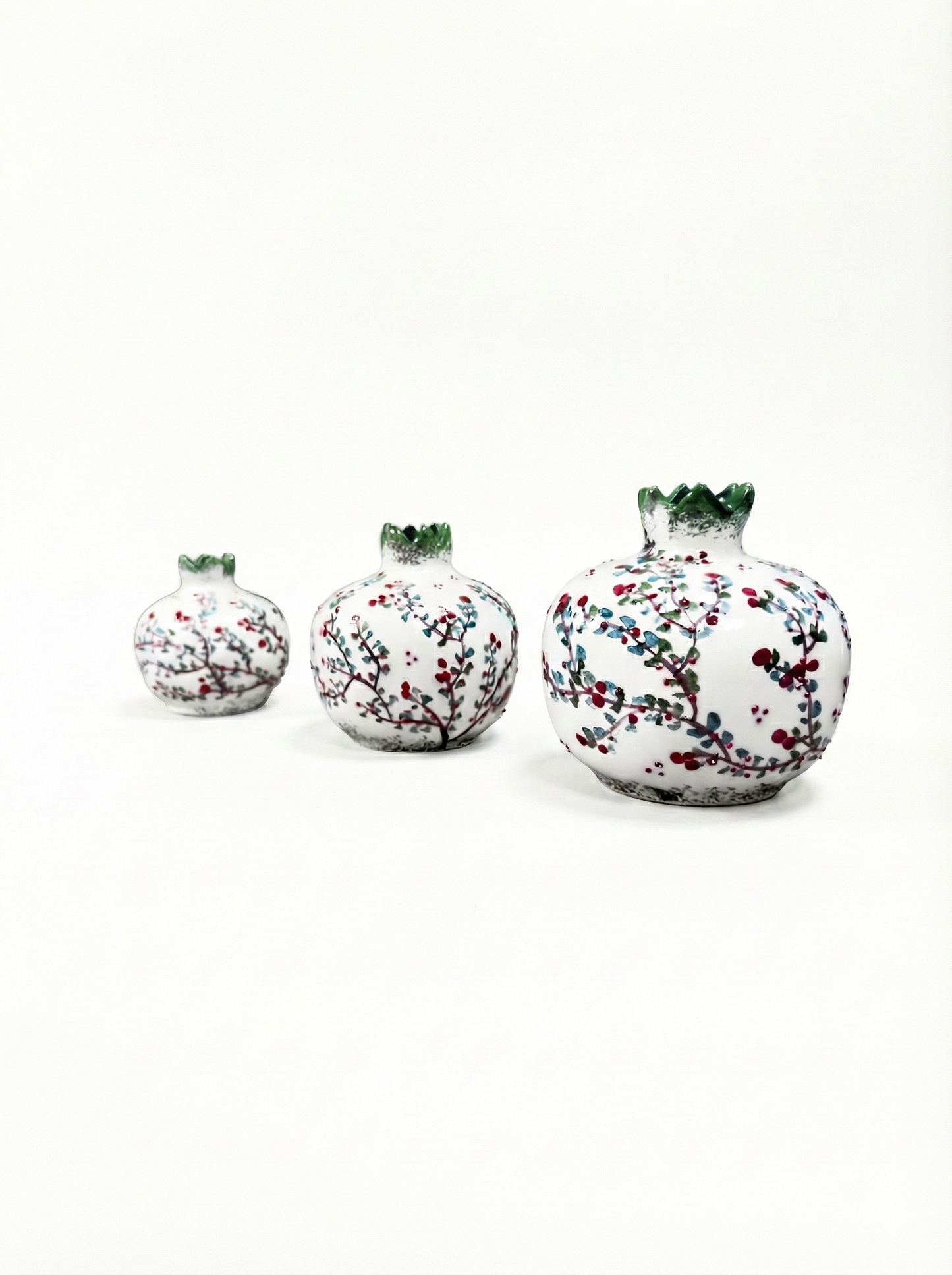 Pearl Abundance – Triple Pomegranate Set